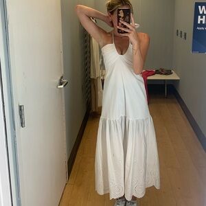 Jason Wu White Halter Maxi Dress